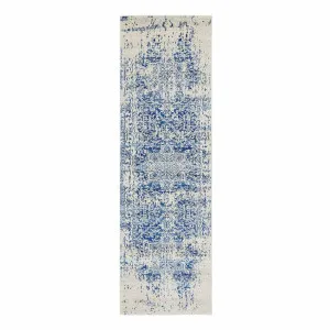 Evoke 253 Rug 80x400 cm in Navy/White by OzDesignFurniture, a Contemporary Rugs for sale on Style Sourcebook