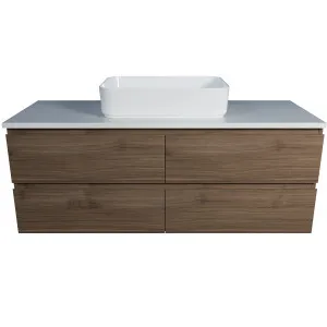 Ashton 1200 Vanity Wall Hung Drawers Only with Basin & Silk Surface Top by Timberline, a Vanities for sale on Style Sourcebook