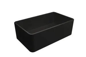 Turner Hastings Novi Farmhouse Butler Sink With Overflow Matte Black 765mm by Turner Hastings, a Basins for sale on Style Sourcebook