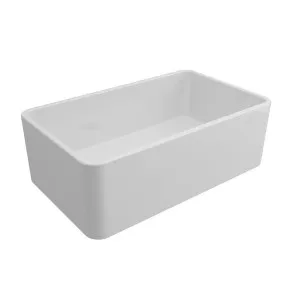 Turner Hastings Novi Farmhouse Butler Sink With Overflow Gloss White 765mm by Turner Hastings, a Basins for sale on Style Sourcebook