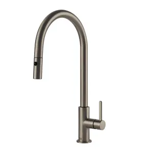 Turner Hastings Naples Pull Out Sink Mixer 410mm Brushed Nickel by Turner Hastings, a Bathroom Taps & Mixers for sale on Style Sourcebook