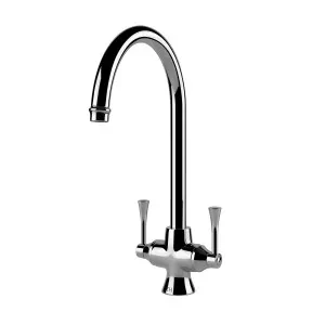 Turner Hastings Gosford Double Sink Mixer 390mm Chrome by Turner Hastings, a Bathroom Taps & Mixers for sale on Style Sourcebook