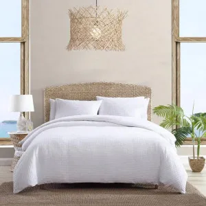 Tommy Bahama Basket Weave White Quilt Cover Set by null, a Quilt Covers for sale on Style Sourcebook