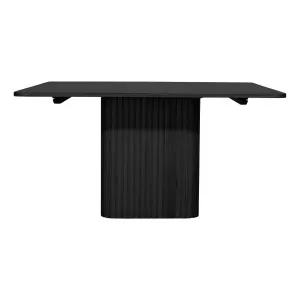 Gabino Square Dining Table 150cm in Black by OzDesignFurniture, a Dining Tables for sale on Style Sourcebook