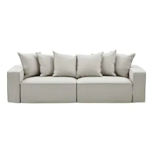 Ella 3 Seater Sofa in Lis Beige by OzDesignFurniture, a Sofas for sale on Style Sourcebook