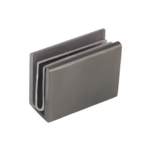 Pius Glass Panel Clip - Brushed Gunmetal by ABI Interiors Pty Ltd, a Showers for sale on Style Sourcebook