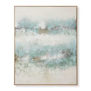 Desert Sage Hand Painted Wall - 120 x 5 x 150cm by Elme Living, a Other Art for sale on Style Sourcebook