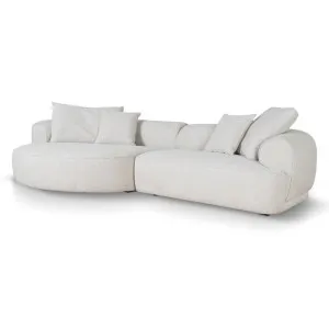 Carina Left Chaise Sofa - Coral Beige by Interior Secrets - AfterPay Available by Interior Secrets, a Sofas for sale on Style Sourcebook