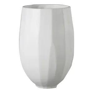 Emerson Vase Medium 20.4x29.7cm in White by OzDesignFurniture, a Vases & Jars for sale on Style Sourcebook