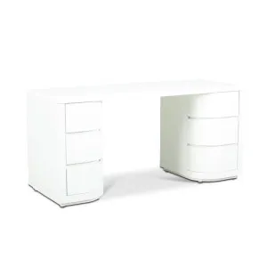 Aiza 1.6m Office Desk - White by Interior Secrets - AfterPay Available by Interior Secrets, a Desks for sale on Style Sourcebook