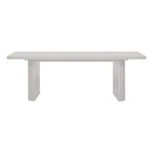 Gabino Rectangle Coffee Table No Drawer 135cm in White by OzDesignFurniture, a Coffee Table for sale on Style Sourcebook