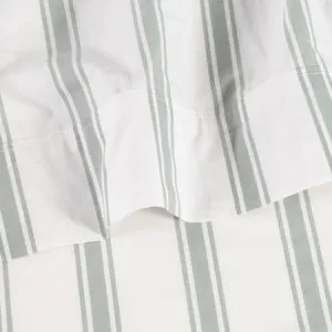 Canningvale Modella Stripe Sheet Set - White, King, 100% Cotton by Canningvale, a Sheets for sale on Style Sourcebook