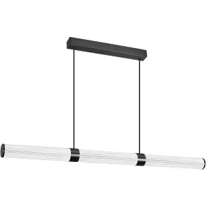 Calibo Charm 1500mm LED Linear Pendant Light Black by Calibo, a Pendant Lighting for sale on Style Sourcebook