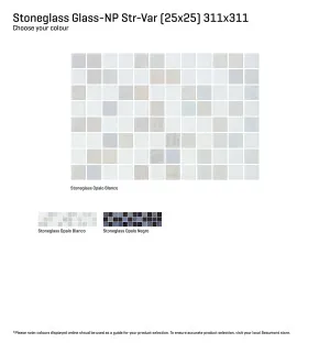 Stoneglass Glass Natural Product Structured Various Mosaic (Colour?????) by Beaumont Tiles, a Mosaic Tiles for sale on Style Sourcebook