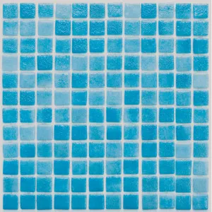 Paris Mid Blue Glass Natural Product Gloss Mosaic by Beaumont Tiles, a Mosaic Tiles for sale on Style Sourcebook