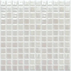 Ibiza Light Beige Glass Natural Product Pearl Gloss Mosaic by Beaumont Tiles, a Mosaic Tiles for sale on Style Sourcebook