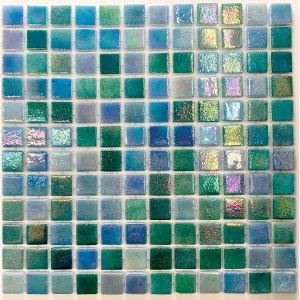 Byron Bay Seafoam Glass Natural Product Mix Pearl Gloss Mosaic by Beaumont Tiles, a Mosaic Tiles for sale on Style Sourcebook