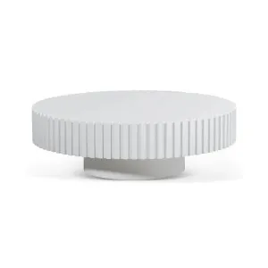 Oslo Round Coffee Table - White by Calibre Furniture, a Coffee Table for sale on Style Sourcebook