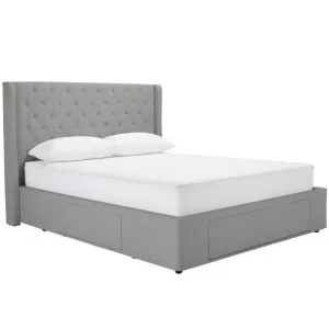 Chatsworth Drawer Storage Bed Solana Silver by James Lane, a Beds & Bed Frames for sale on Style Sourcebook