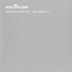 Polysafe  Quattro- Cool Pebble by Polysafe Quattro Pur, a Light Neutral Vinyl for sale on Style Sourcebook