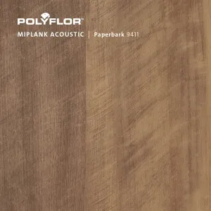 MiPlank- Paper Bark  (MiPlank Acoustic) by MiPlank, a Light Neutral Vinyl for sale on Style Sourcebook