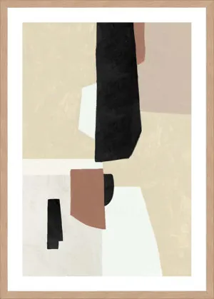 BLOCKED NEUTRAL I - 104x74cm by La Grolla, a Prints for sale on Style Sourcebook