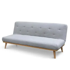 Reyes 3 Seater Fabric Sofa Bed - Moonlight Grey Fabric - Last One by Interior Secrets - AfterPay Available by Interior Secrets, a Sofas for sale on Style Sourcebook