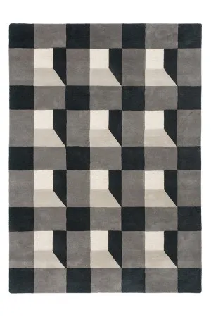 Harlequin Blocks Slate 141904 by Harlequin, a Contemporary Rugs for sale on Style Sourcebook