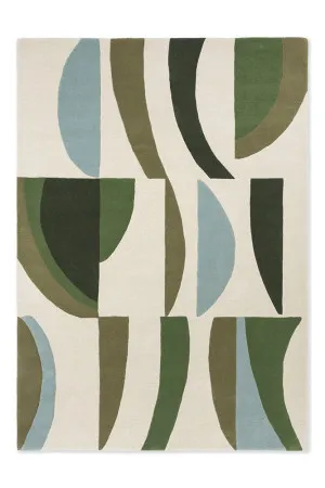 Harlequin Torillo Emerald/azul 143907 by Harlequin, a Contemporary Rugs for sale on Style Sourcebook