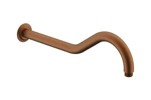 Eternal Shower Arm 450mm Brushed Copper by ADP, a Shower Heads & Mixers for sale on Style Sourcebook