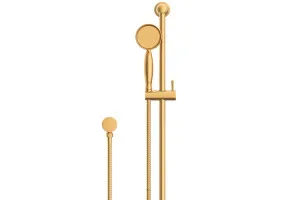 Eternal Handshower on Rail Brushed Brass by ADP, a Shower Heads & Mixers for sale on Style Sourcebook