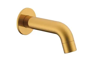 Soul Mini Wall Spout Brushed Brass by ADP, a Bathroom Taps & Mixers for sale on Style Sourcebook