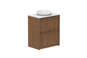 Eli 750 All Drawer Centre Bowl Vanity,Floor Mount, Florentine Walnut by ADP, a Vanities for sale on Style Sourcebook