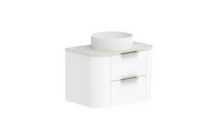 Thirroul 750 Wall Hung Centre Bowl, Wall Hung, Ultra White by ADP, a Vanities for sale on Style Sourcebook