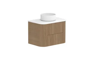 Thirroul 750 Wall Hung Centre Bowl, Wall Hung, Prime Oak by ADP, a Vanities for sale on Style Sourcebook