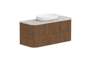 Thirroul 1200 Wall Hung Centre Bowl, Wall Hung, Florentine Walnut  by ADP, a Vanities for sale on Style Sourcebook