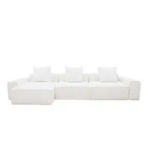 Riley Muse Frost Modular Sofa - 3 Seater Chaise by James Lane, a Sofas for sale on Style Sourcebook