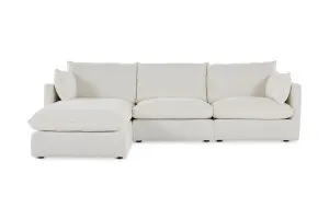 Loft Mini Left Chaise Sofa, White, by Lounge Lovers by Lounge Lovers, a Sofas for sale on Style Sourcebook