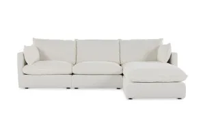 Loft Mini Right Chaise Sofa, White, by Lounge Lovers by Lounge Lovers, a Sofas for sale on Style Sourcebook