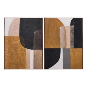 Copper Canyon Box Framed Canvas Set of 2 in 90 x 120cm by OzDesignFurniture, a Painted Canvases for sale on Style Sourcebook