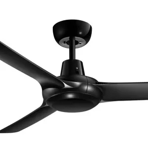 Spyda 3 Blade 50" Indoor/Outdoor Designer Ceiling Fan Black by Ventair, a Ceiling Fans for sale on Style Sourcebook