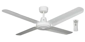 Swift White Metal Ceiling Fan With Remote Control 48" (1200mm) by Mercator, a Ceiling Fans for sale on Style Sourcebook