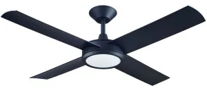 Concept 3 52" (1320mm) Polymer Blade Ceiling Fan With 24W Dimmable LED Light Black by Hunter Pacific, a Ceiling Fans for sale on Style Sourcebook