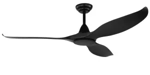 Eglo Noosa 52" 3 Blade DC Indoor/Outdoor Ceiling Fan With Remote Control Black by Eglo, a Ceiling Fans for sale on Style Sourcebook