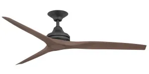 ThreeSixty Spitfire 2 60" Polymer Blade with Black Motor Ceiling Fan Walnut Blade by ThreeSixty, a Ceiling Fans for sale on Style Sourcebook