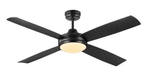 Mercator Ikuu 52" Smart WiFi Anova Indoor DC Ceiling Fan With 20W LED Light & Remote Black by Mercator, a Ceiling Fans for sale on Style Sourcebook