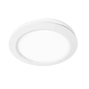 Saturn Matte White Round Exhaust Fan with CCT LED Light IPX4 295 by Martec, a Exhaust Fans for sale on Style Sourcebook