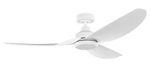 Eglo Torquay 56" 3 Blade DC Indoor/Outdoor Ceiling Fan With Remote Control White by Eglo, a Ceiling Fans for sale on Style Sourcebook