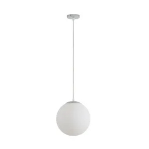 Domus Bubble 250 Opal Glass Pendant Light Edison Screw (E27) Chrome by Domus, a Pendant Lighting for sale on Style Sourcebook