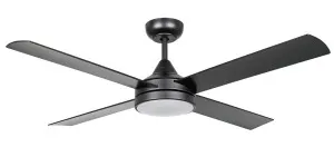 Eglo Stradbroke 52" DC ABS Indoor/Outdoor Ceiling Fan with 20W CCT LED Light Black by Eglo, a Ceiling Fans for sale on Style Sourcebook